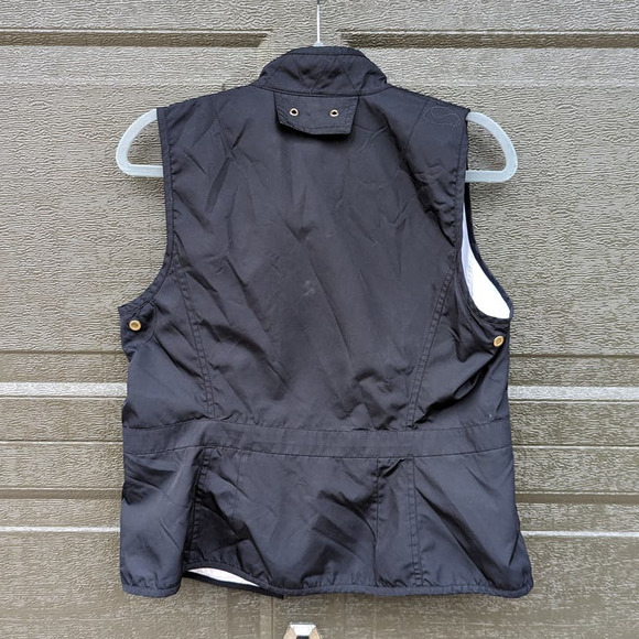 VINTAGE Lauren Ralph Lauren Reversible Embroidered Crest Zipper Vest, RARE - Picture 7 of 10